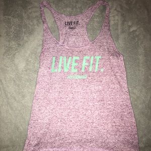 Live Fit Apparel racerback tank sz small